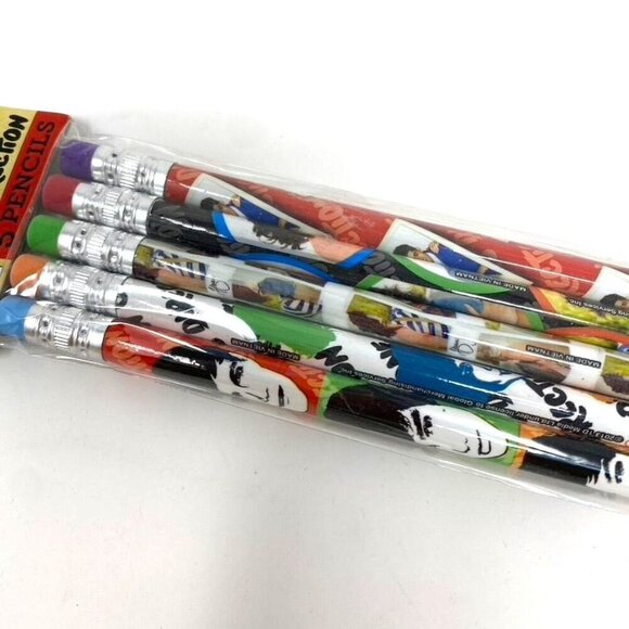 1D One Direction Fan Pencils 5 CT NWT Boy Band Collectible Sealed - Picture 3 of 6